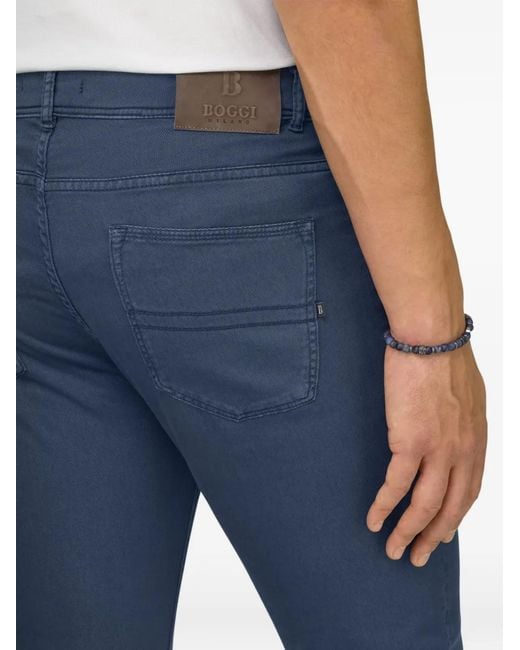 Boggi Blue Claude Stretch Jeans for men