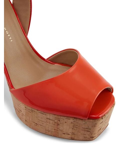 Giuseppe Zanotti Red Sandals