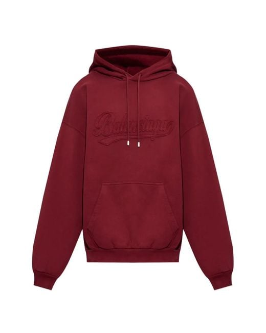 Balenciaga Logo-Embroidered Hoodie for men