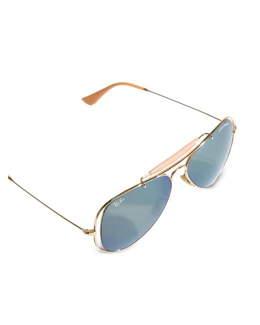Dolce & Gabbana Blue X Ray-Ban Pilot-Frame Sunglasses