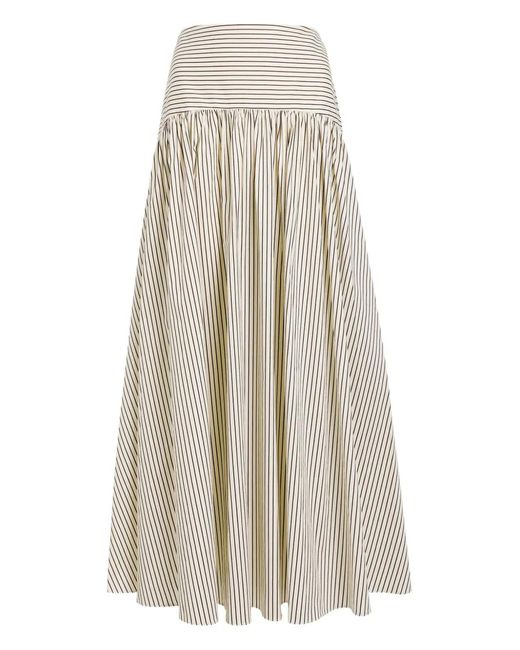 ada dress - ivory multi product info and reviews EVEREVE Women's Ada One Shoulder Maxi Dress, Size Large, Brown main image 1