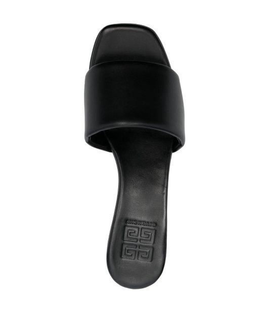 Mules 4G 55 mm en cuir Givenchy en coloris Black