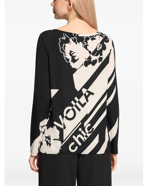 Betty Barclay Black Printed Top