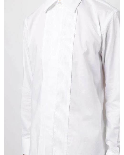 Paul Smith White Button-Down Cotton Shirt for men