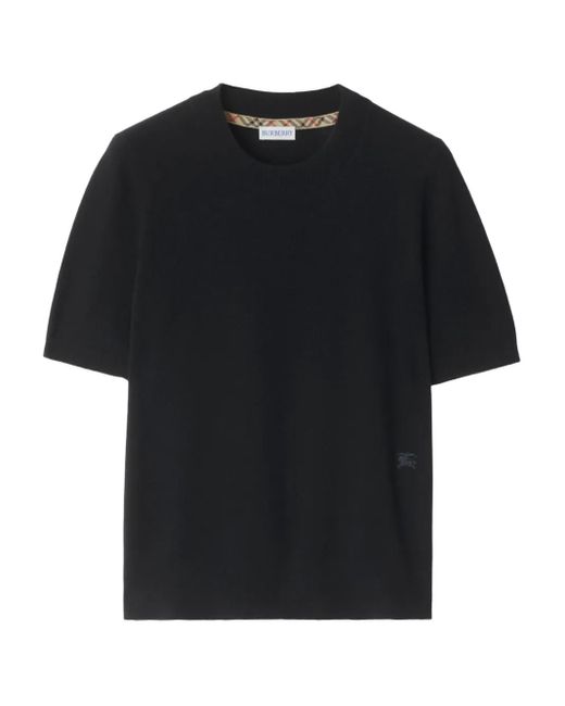 Burberry Black Equestrian Knight T-Shirt