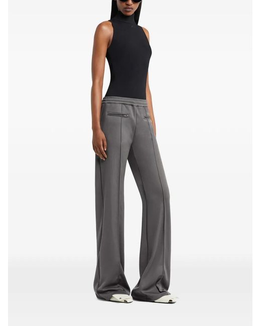 Courreges Gray Logo Track Pants