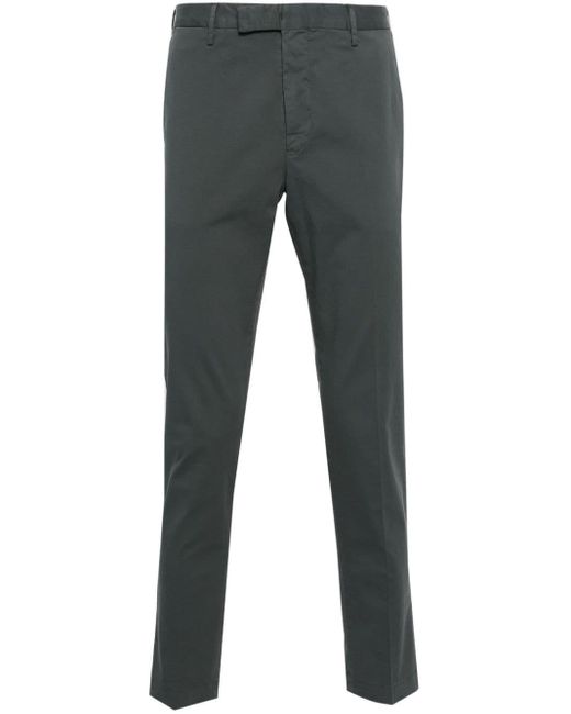PT Torino Gray Skinny Chino Trousers for men