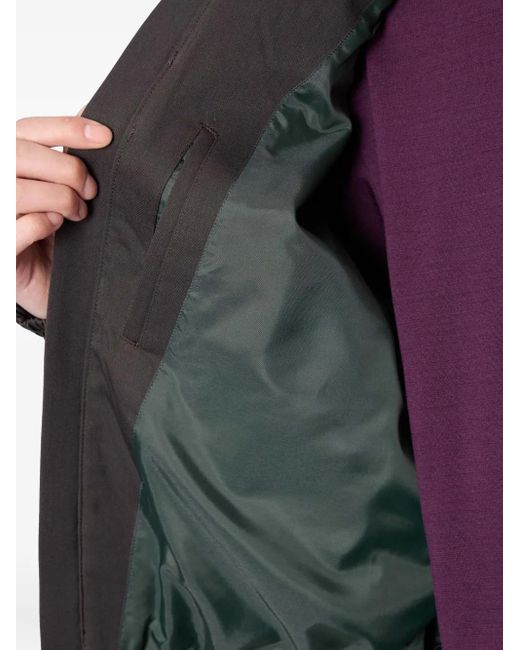 Kolor Gray Quilted Panelled Jacket for men