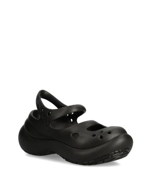 CROCSTM Black Phaedra Perforated Slip-Ons