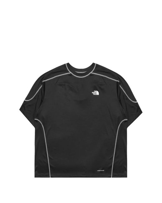 The North Face Black Lightrange Contrast-Stitch T-Shirt for men