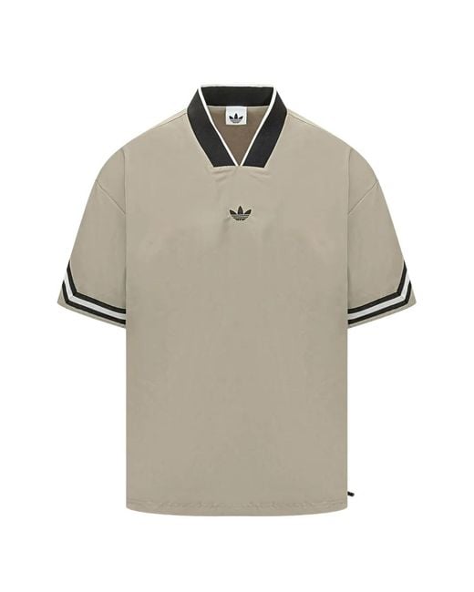 Adidas White Basketball Warm-Up T-Shirt