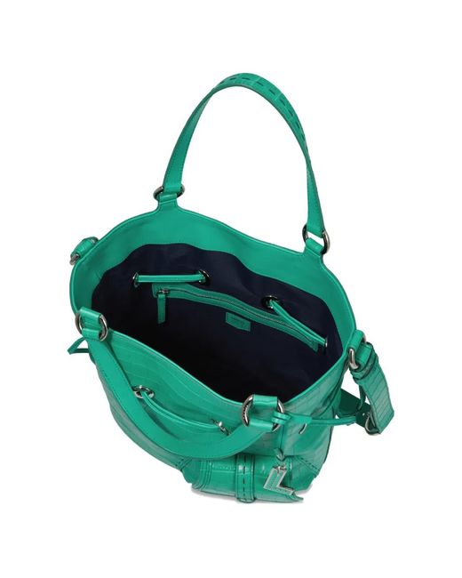 Lancel Green Premier Flirt Tote Bag