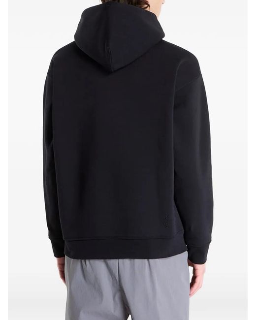 On Shoes Black Club Collective Drawstring Hoodie for men