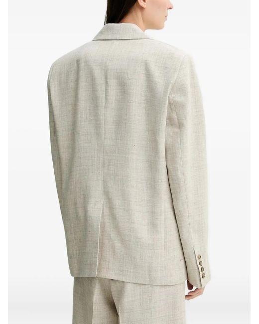 Herskind Natural Notched-Lapel Linen Blazer