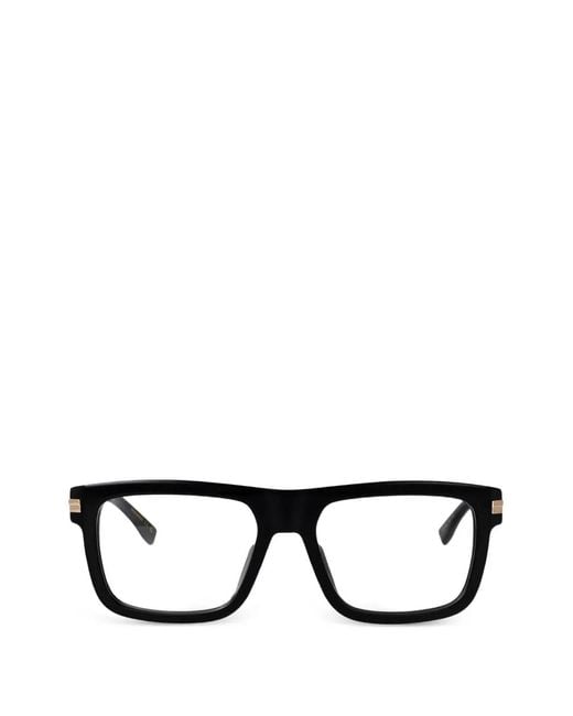 DSquared² Brille Mit Eckigem Gestell in Black für Herren