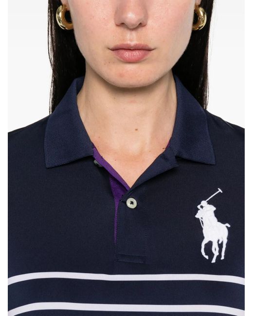 Polo Ralph Lauren Blue Polo Pony-Embroidered Polo Shirt