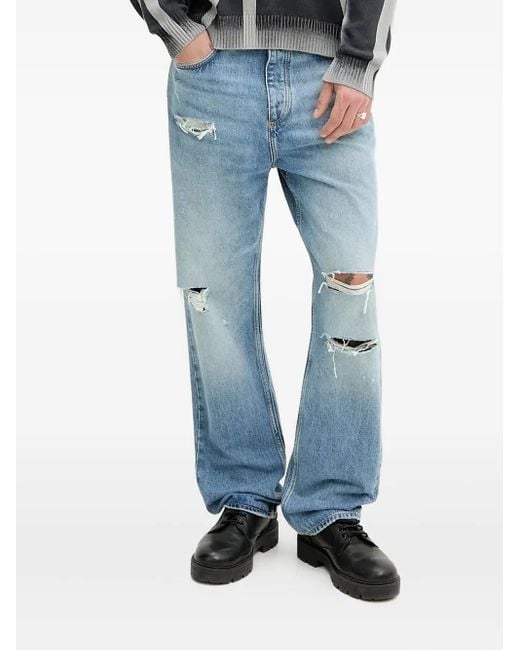 Jean Droit À Effet Usé HUGO pour homme en coloris Blue