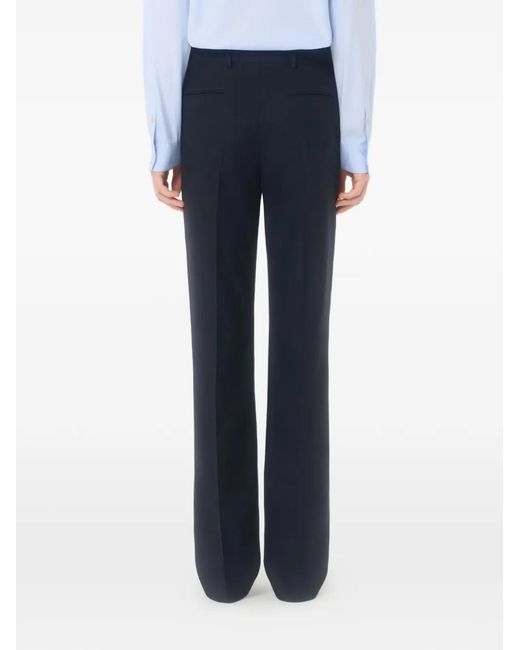 Valentino Garavani Blue Wool Trousers for men