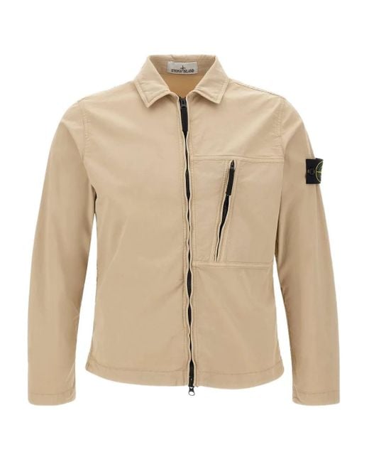 Stone Island Natural 1200003 Overshirt for men