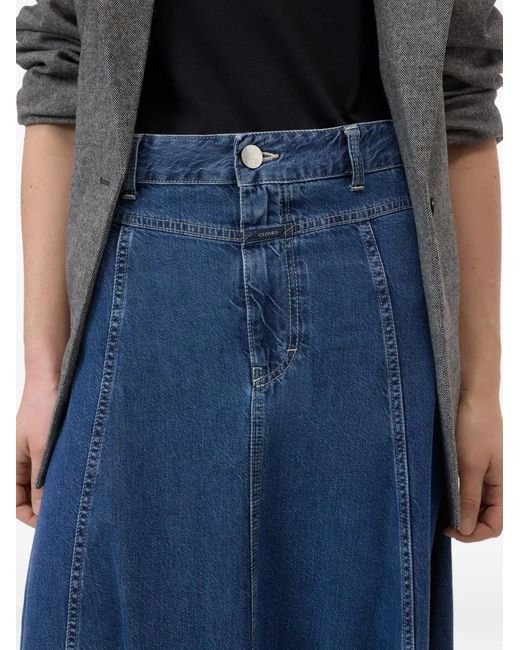 Gonna Lunga Con Inserti di Closed in Blue