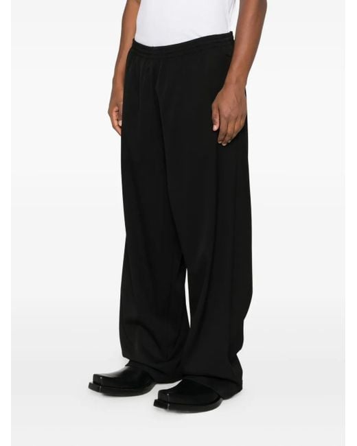 Balenciaga Black Elastic-Waist Trousers for men