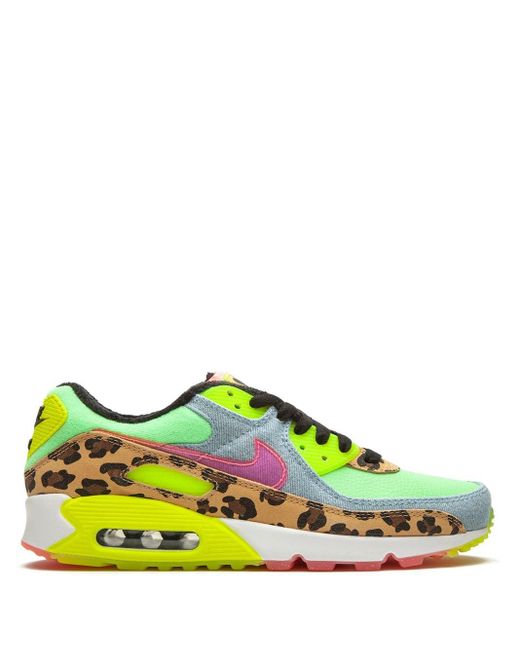 "zapatillas bajas Air Max 90 LX ""Denim Leopard Print""" Nike de color Green
