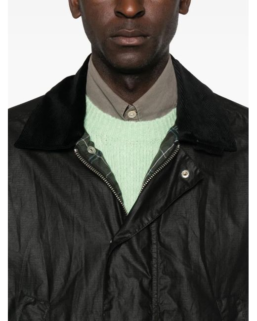 sunflower Black Corduroy-Collar Pocket Jacket for men