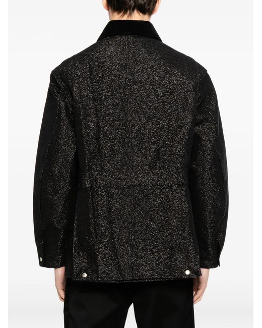 Midorikawa Black Buttoned Jacket for men