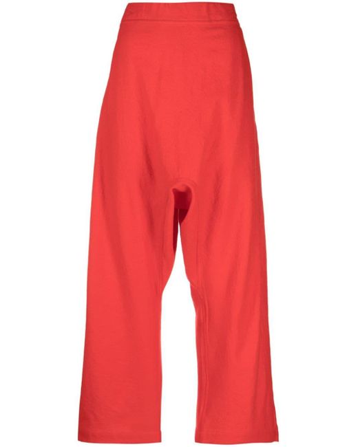 Pantalon Plof en laine à coupe sarouel Sofie D'Hoore en coloris Red
