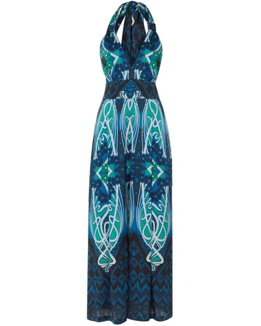 Temperley London Blue Monikh Jumpsuit