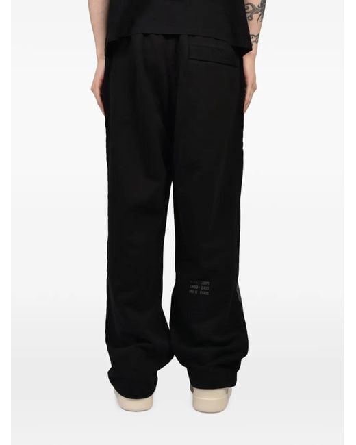 DIARY 1999 Black Graphic-Print Track Pants for men