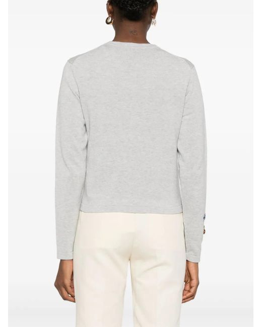 KENZO エンブロイダリー カーディガン Gray