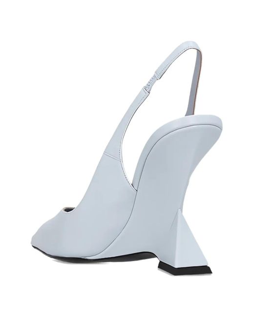 The Attico Cheope 105mm スリングバック パンプス White