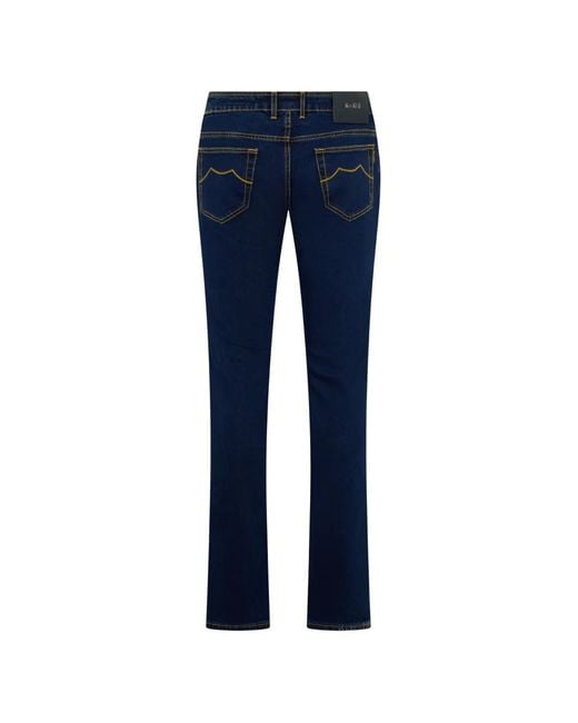 Moorer Blue Five-Pockets Jeans for men