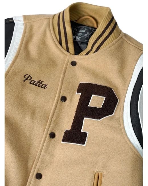 PATTA Metallic Athletic P Houndstooth-Pattern Jacket for men