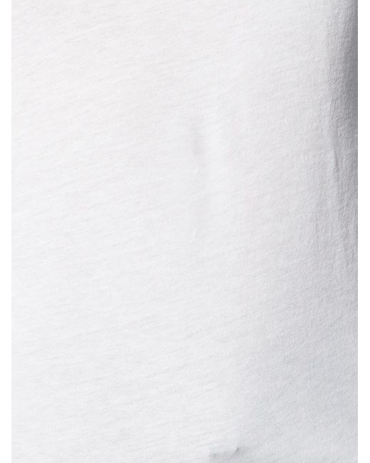 Vince White Cotton T-Shirt