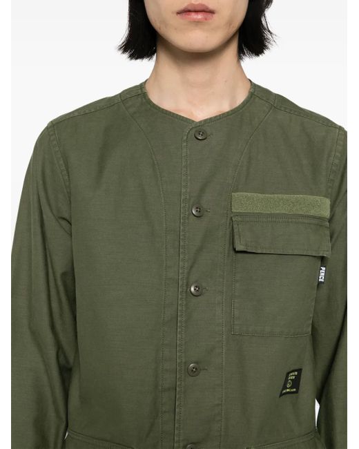 PEACE AND AFTER Hemd Mit Mehreren Taschen in Green für Herren