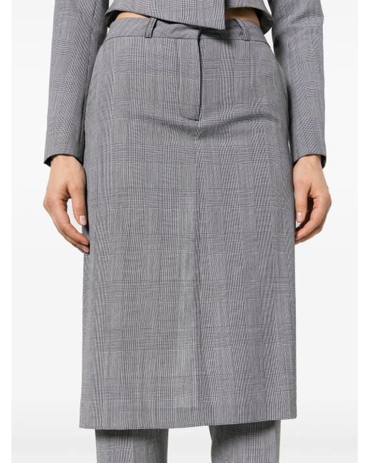Pantalones con diseño a capas Coperni de color Gray