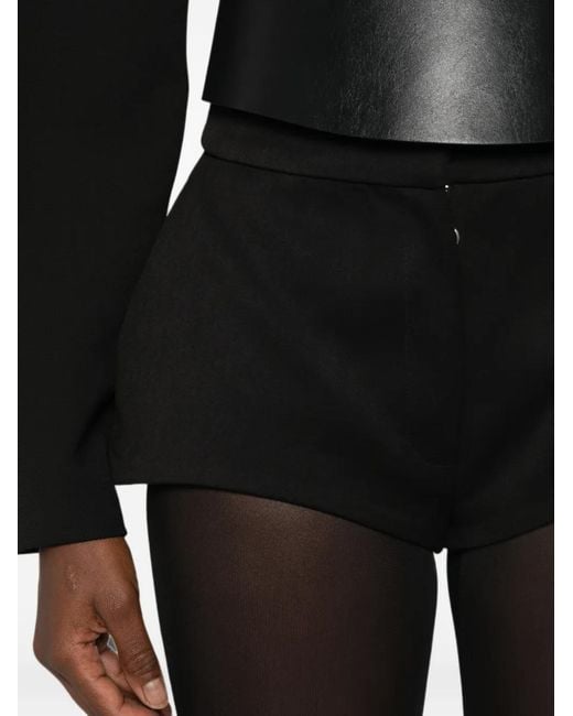 Vestiaire d'un Oiseau Libre Black High-Rise Structured Shorts