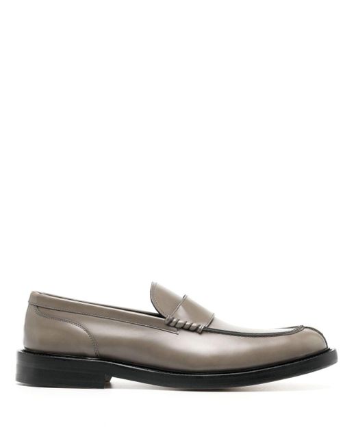 Paul Smith Gray Rossini Leather Loafers for men
