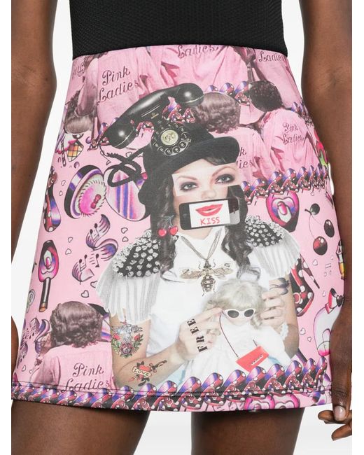 The Artistylist Black Short-Sleeve Mini Dress
