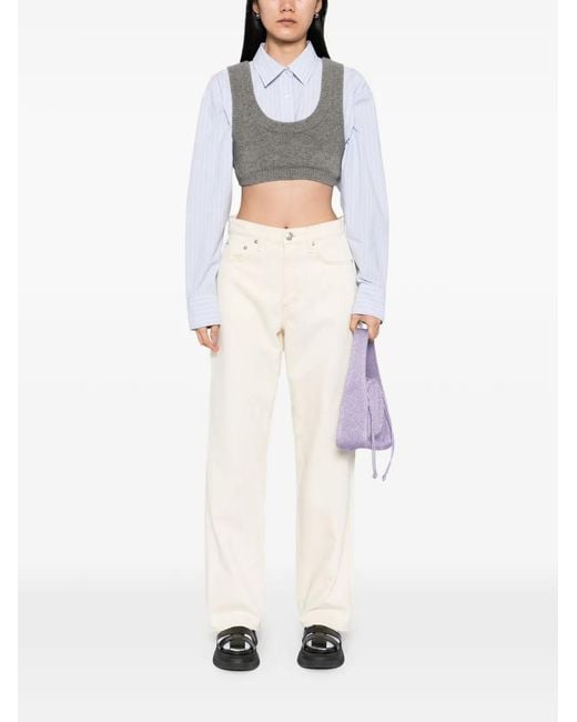 Rag & Bone White Shea Jeans