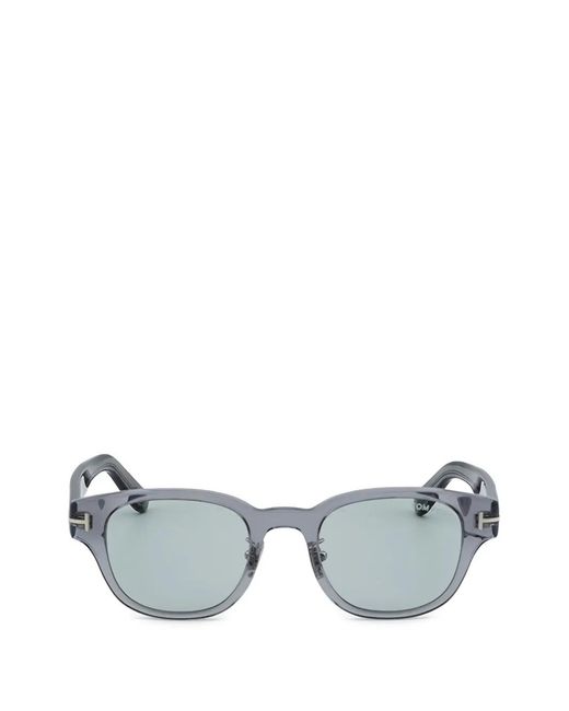 Tom Ford Gray Lunettes De Soleil À Monture Carrée for men