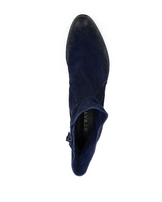 Madison Maison Blue Suede Ankle Boots