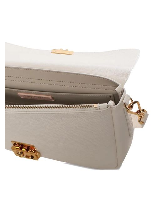 Coccinelle Natural Turnlock Shoulder Bag