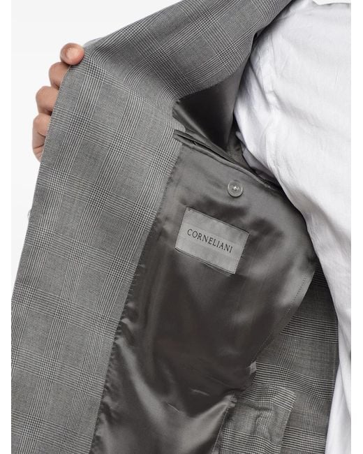 Blazer Con Botones Corneliani de hombre de color Gray