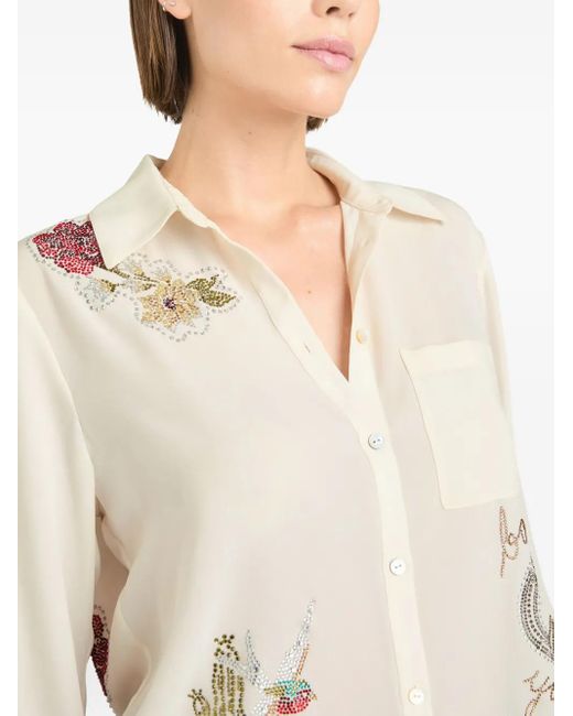 Cinq À Sept Amour フローラル シャツ White