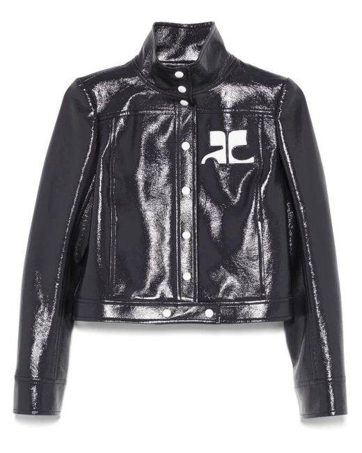 Giacca Reedition Vynil di Courreges in Black