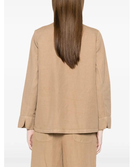 ROSSO35 Natural Patch-Pockets Jacket