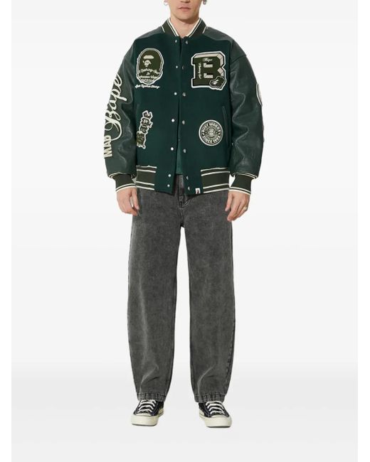 Veste À Empiècements A Bathing Ape pour homme en coloris Green